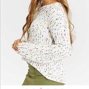 Altar’d State Confetti Chenille Sweater